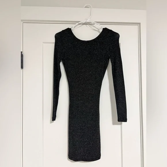 Lulus Backless Long Sleeve Mini Dress- NWOT - Picture 4 of 9